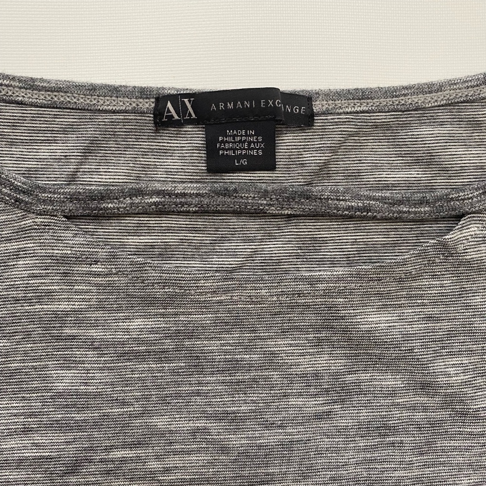 AX Armani Exchange Heathered Blouse, women’s large - Picture 7 of 9